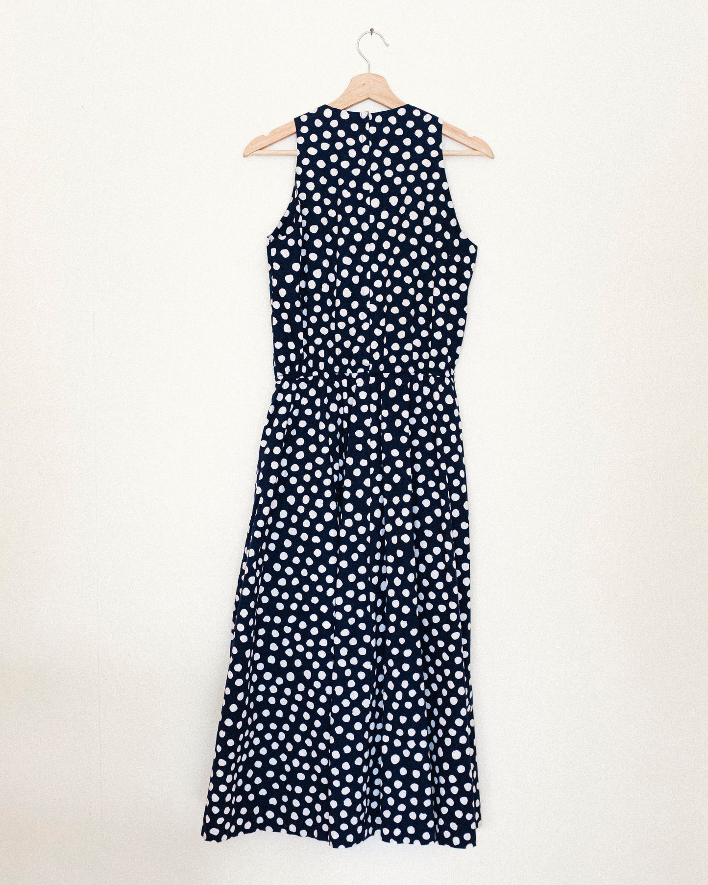 Navy Dot Dress