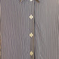 Navy Stripe Button Up