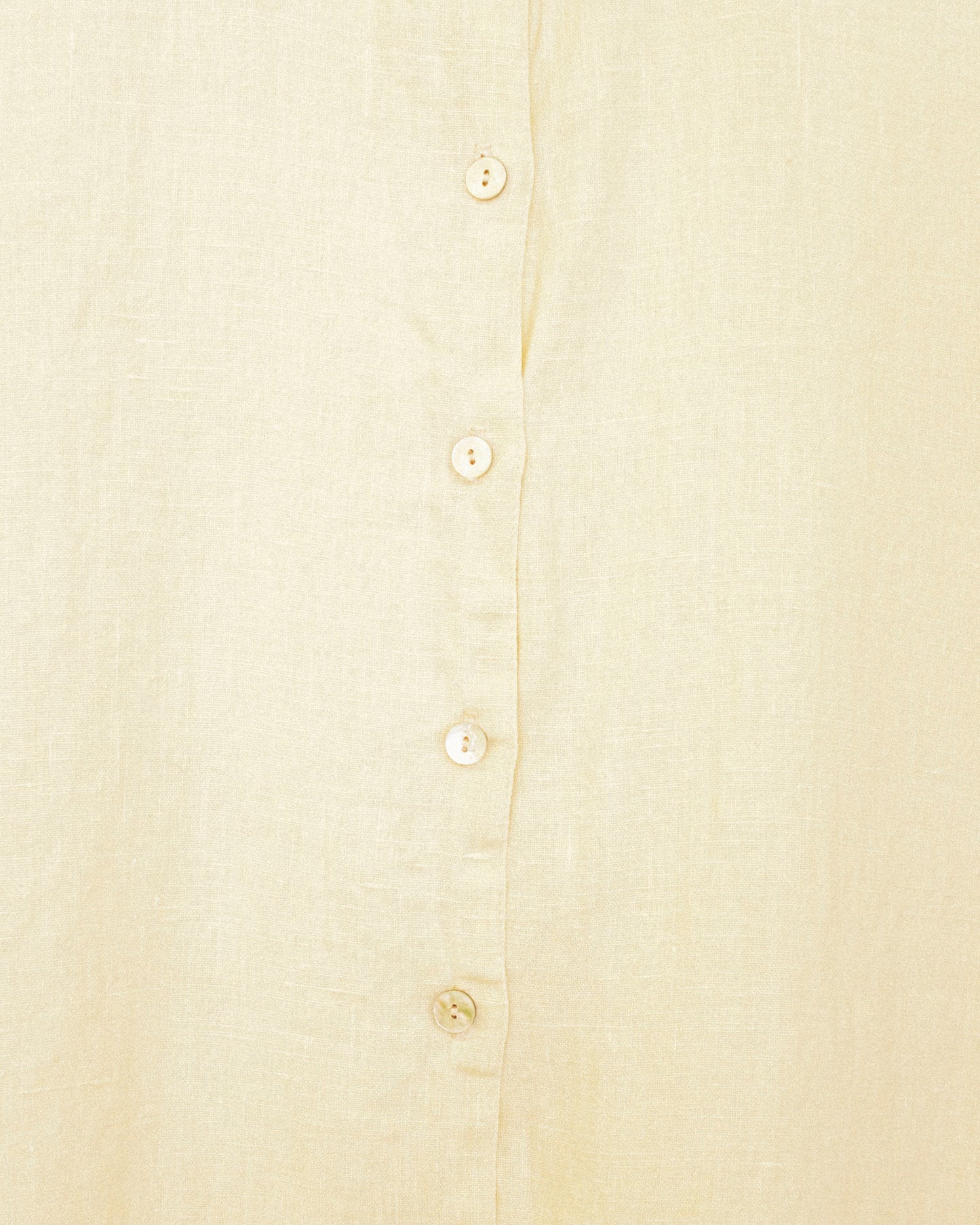 Vanilla Linen Button Up