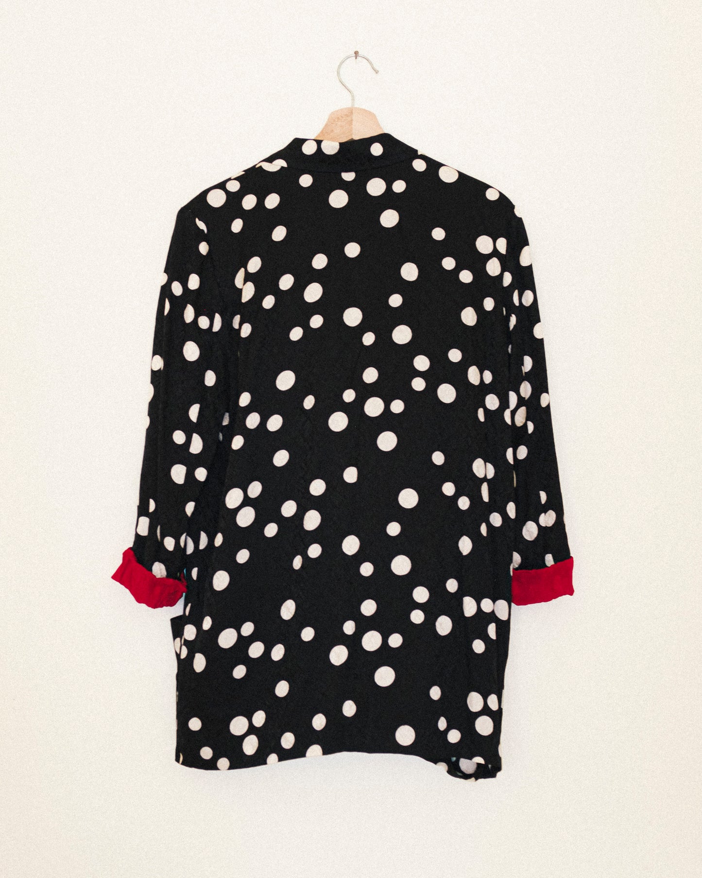 Dot Silk Blazer