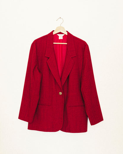 Houndstooth Day Blazer