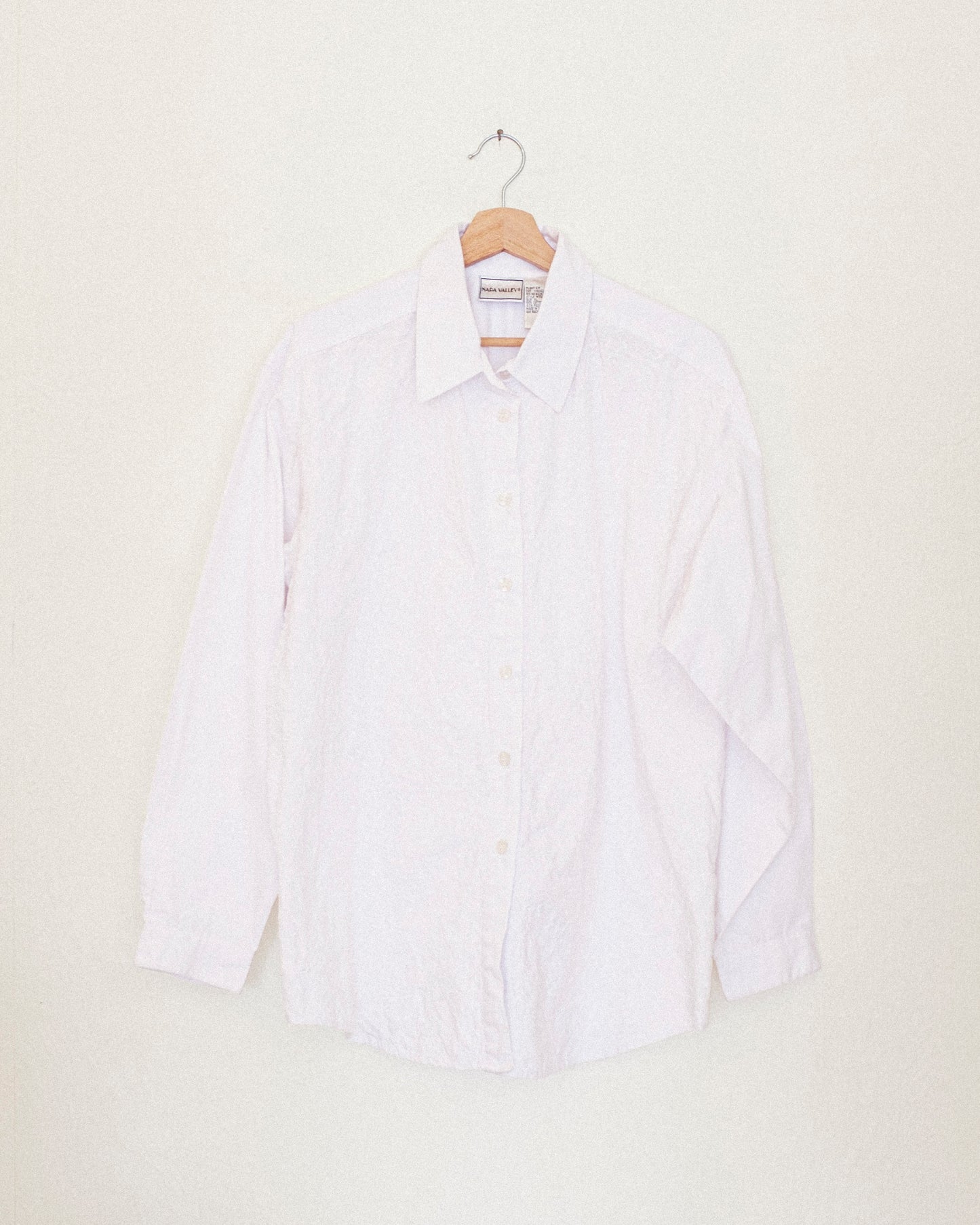 White Embroidered Button Up