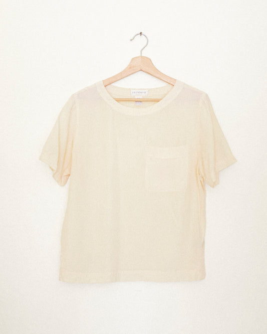 Ivory Silk Tee