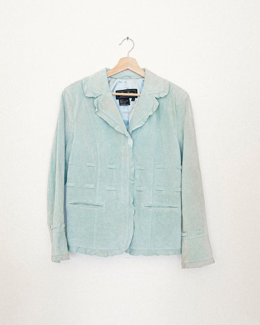 Seafoam Suede Jacket