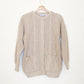 Beige Fisherman Cardigan