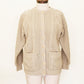 Beige Fisherman Cardigan