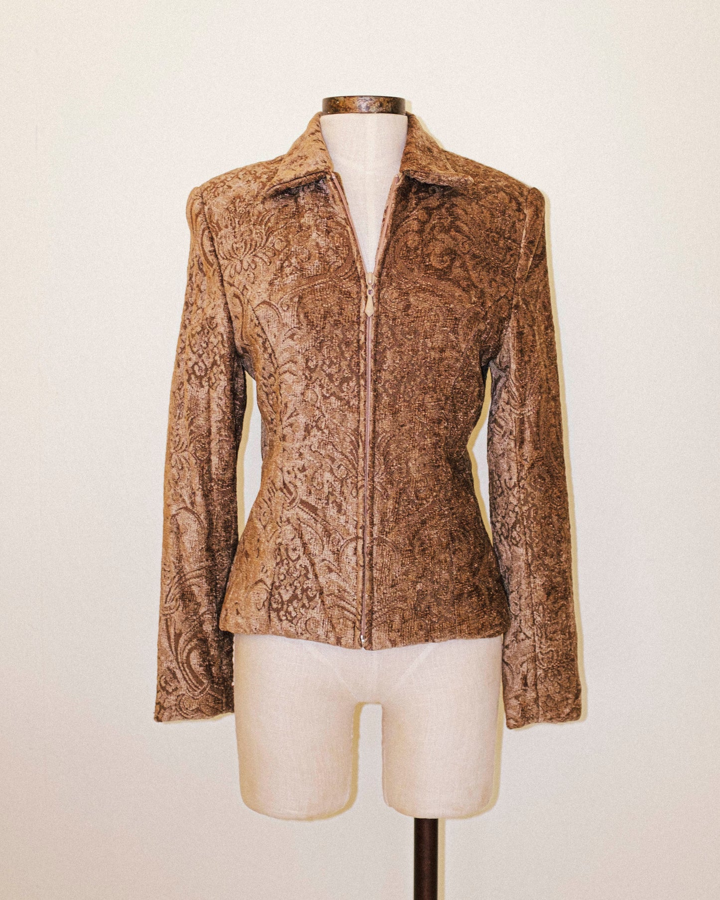 Chenille Zip Jacket