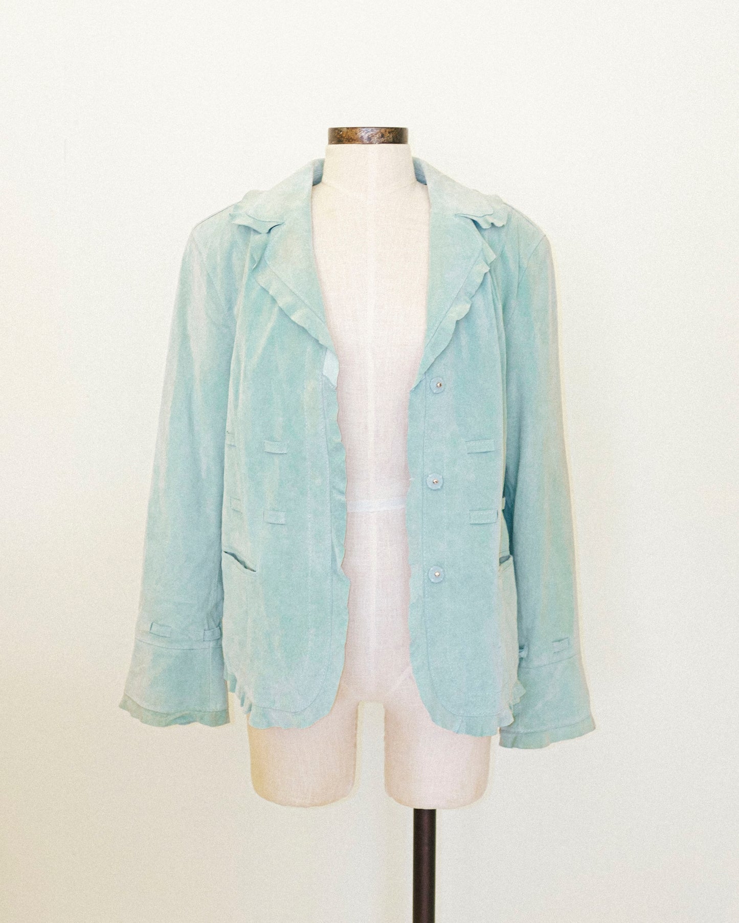 Seafoam Suede Jacket