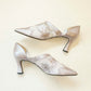 Silver Western Pumps 9