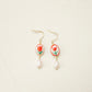 Red Tulip Earrings