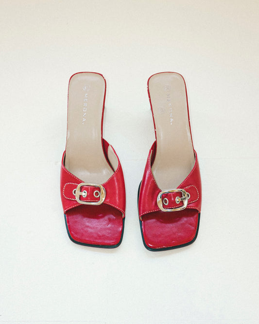 Cherry Buckle Slides 8