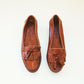 Cognac Tassel Loafer 5.5