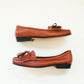 Cognac Tassel Loafer 5.5