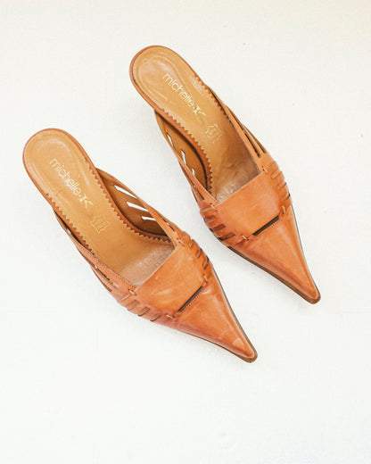 Leather Kitten Heels 8
