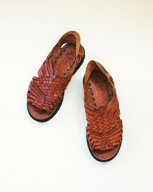 Woven Leather Sandals 7.5