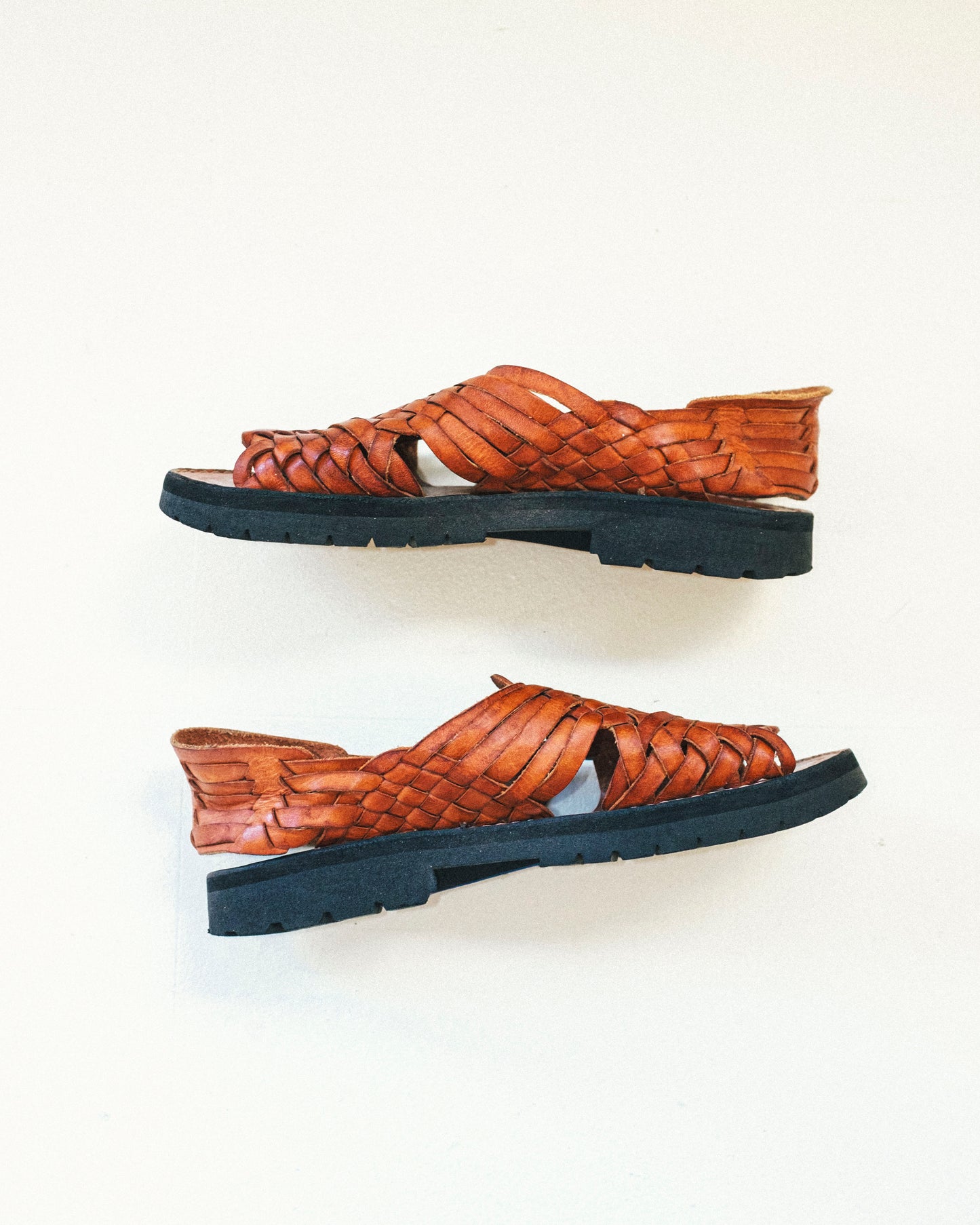 Woven Leather Sandals 7.5