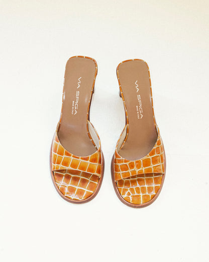 Patent Croc Sandals 7