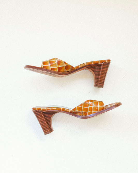 Patent Croc Sandals 7