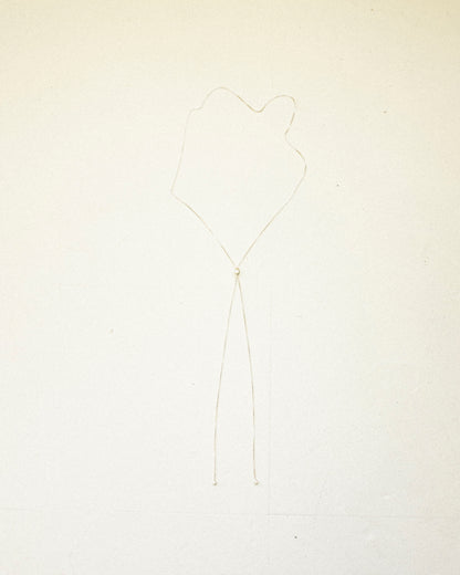 Infinity Bolo Necklace - Silver