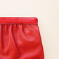 Bisous Leather Clutch