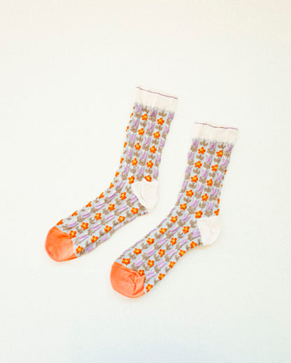 Tulip Socks - Violet