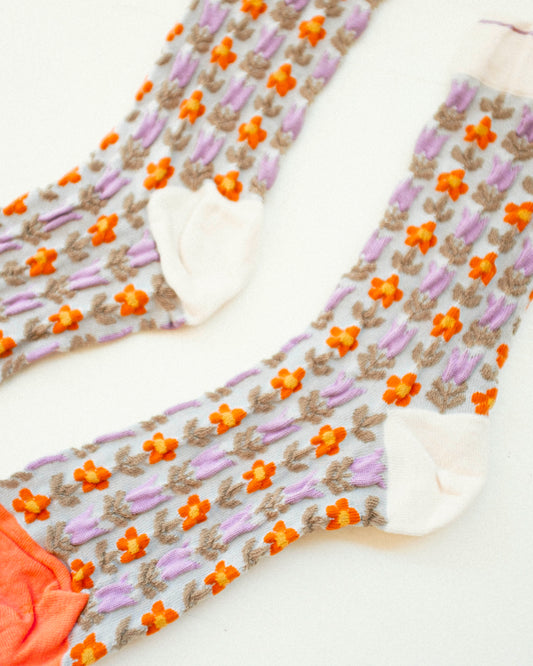 Tulip Socks - Violet