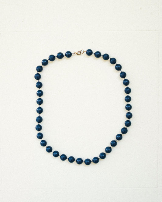 Indigo Bead Necklace