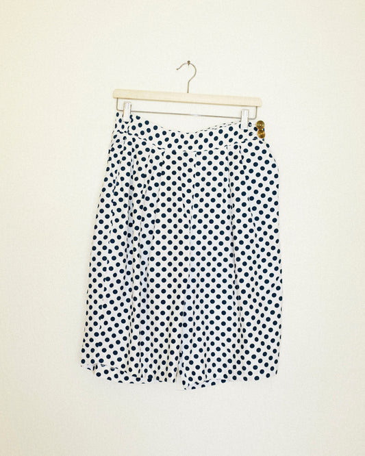 Navy Dot Shorts