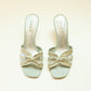 Mint Bow Sandals 8.5