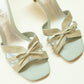 Mint Bow Sandals 8.5