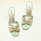 Mint Bow Sandals 8.5