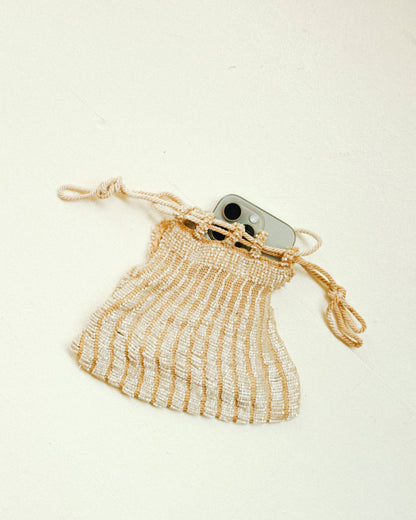 Drawstring Evening Bag