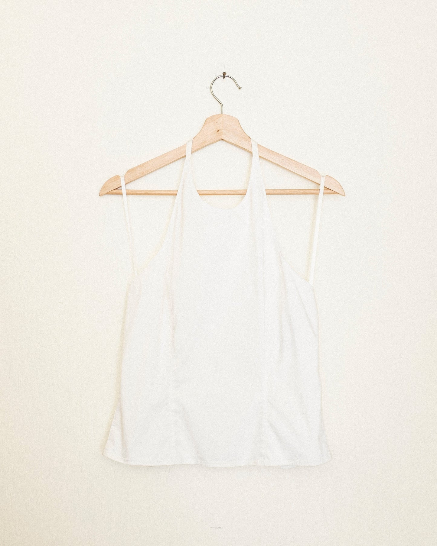 90's White Halter Top