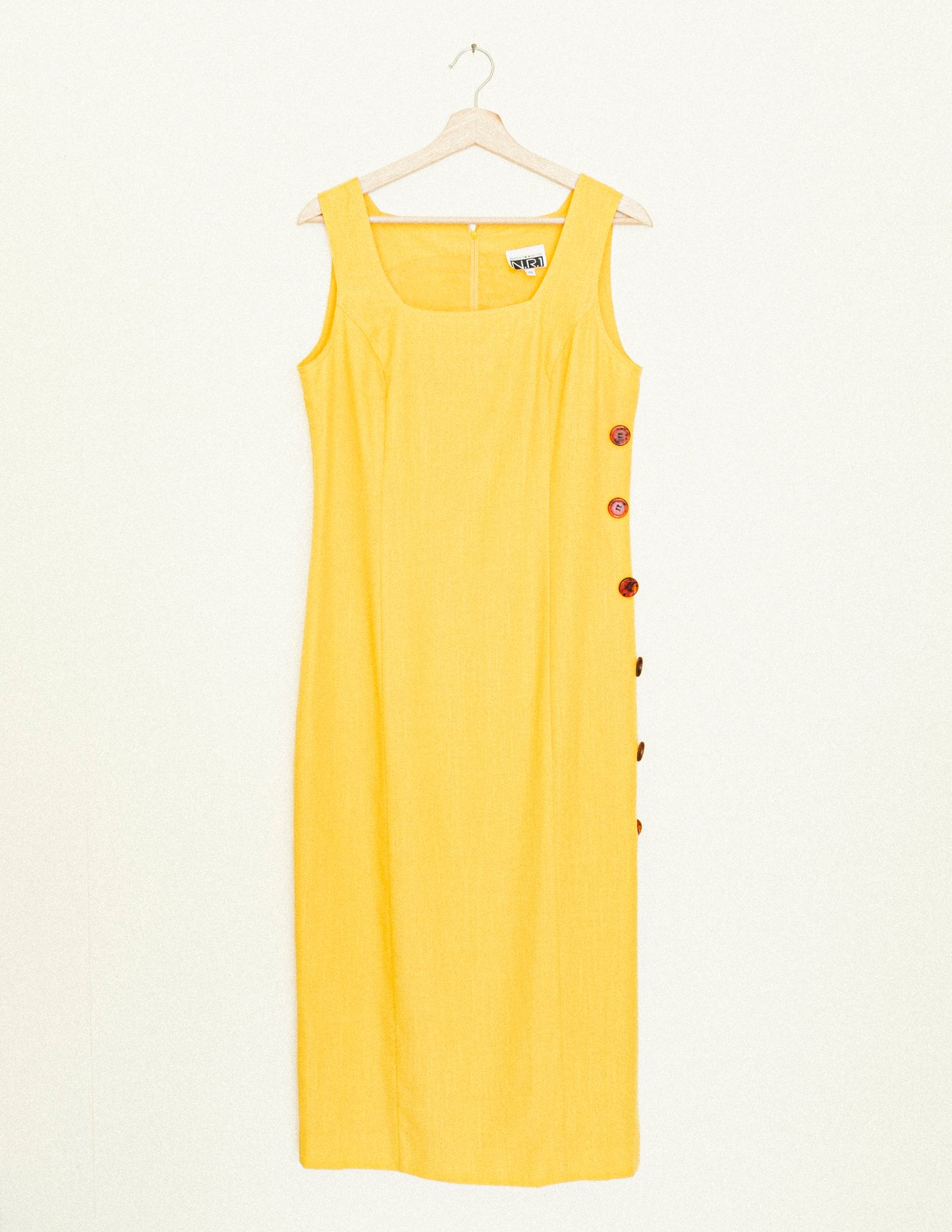 Golden Midi Dress