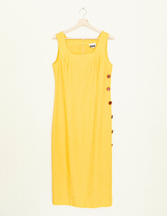 Golden Midi Dress