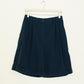 Navy Pleated Shorts