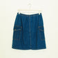 Denim Cargo Skirt
