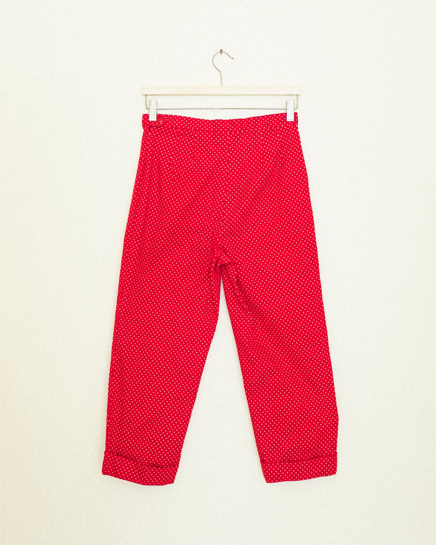 Cherry Dot Capri Pants