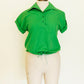 Emerald Drawstring Top