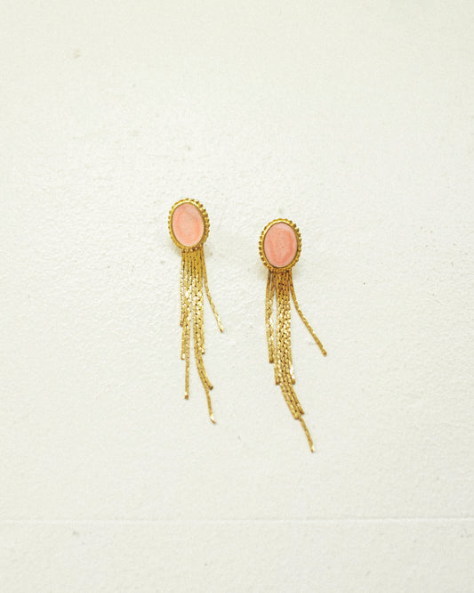 Enamel Tassel Earrings