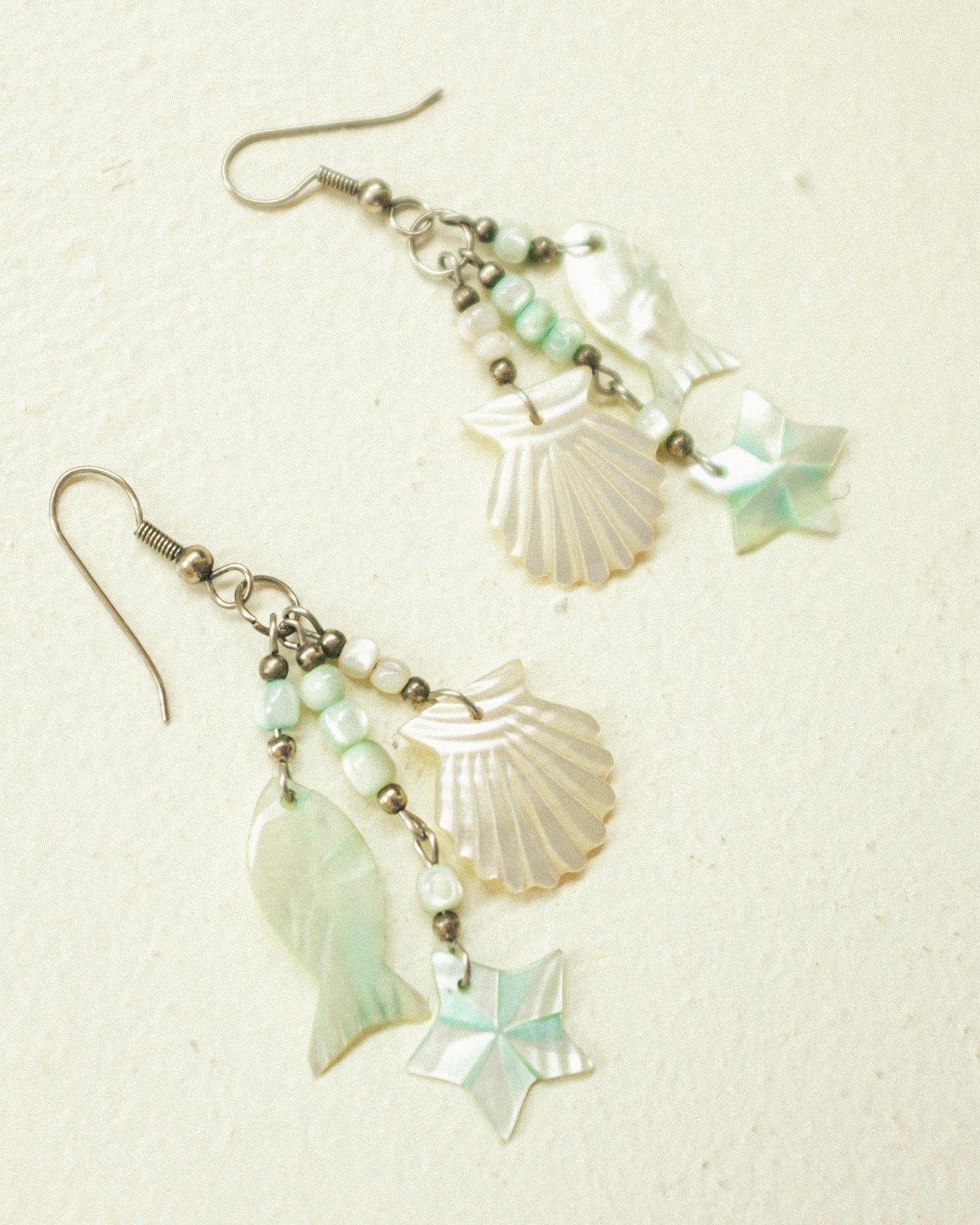 Aquamarine Charm Earrings