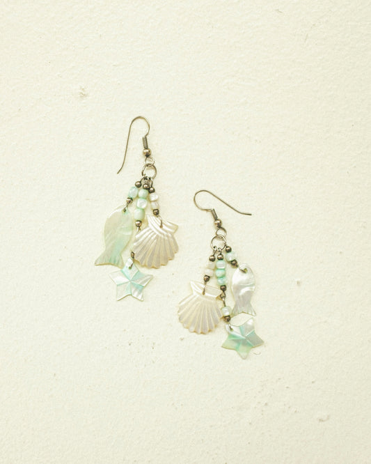 Aquamarine Charm Earrings