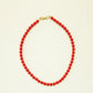 Licorice Bead Necklace
