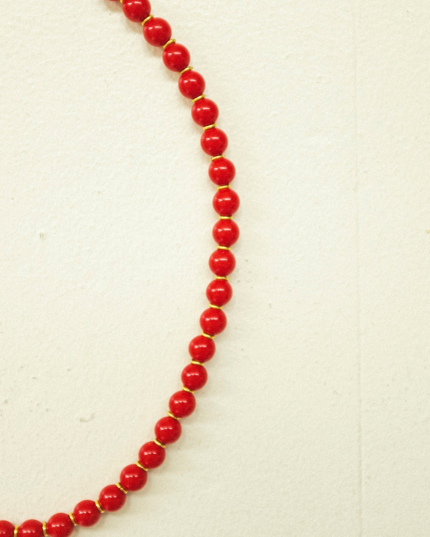 Licorice Bead Necklace
