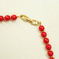 Licorice Bead Necklace