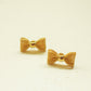 Mesh Bow Earrings