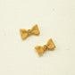 Mesh Bow Earrings