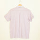 Lavender Stripe Button Up