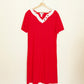 Vestido tipo camiseta con botones