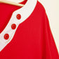 Vestido tipo camiseta con botones